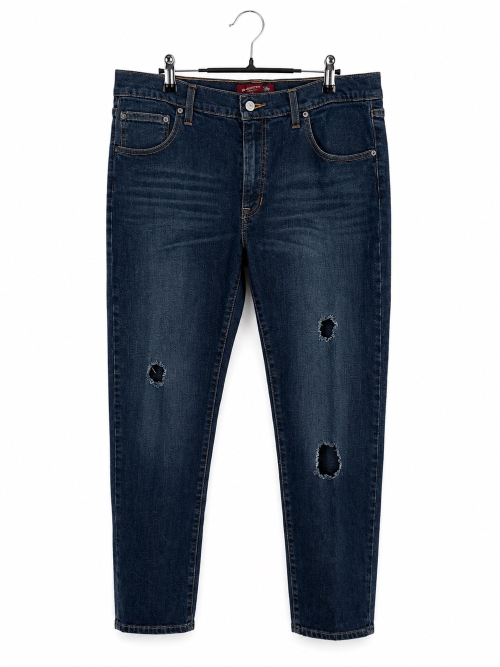 Arizona Jean Company Slim Distressed Dark Blue Jeans